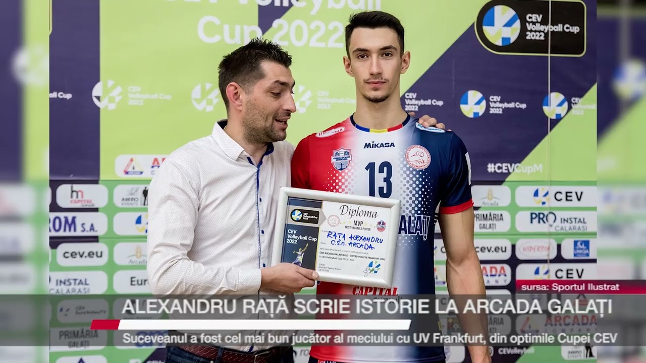 Alexandru Rață scrie istorie la Arcada Galați