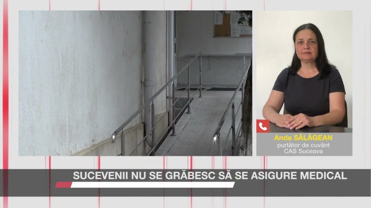 Anda Sălăgean, purtător de cuvânt al CAS Suceava, discută despre numărul redus de suceveni care și-au făcut asigurare medicală.