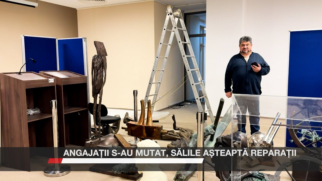 Angajații s-au mutat, sălile așteaptă reparații