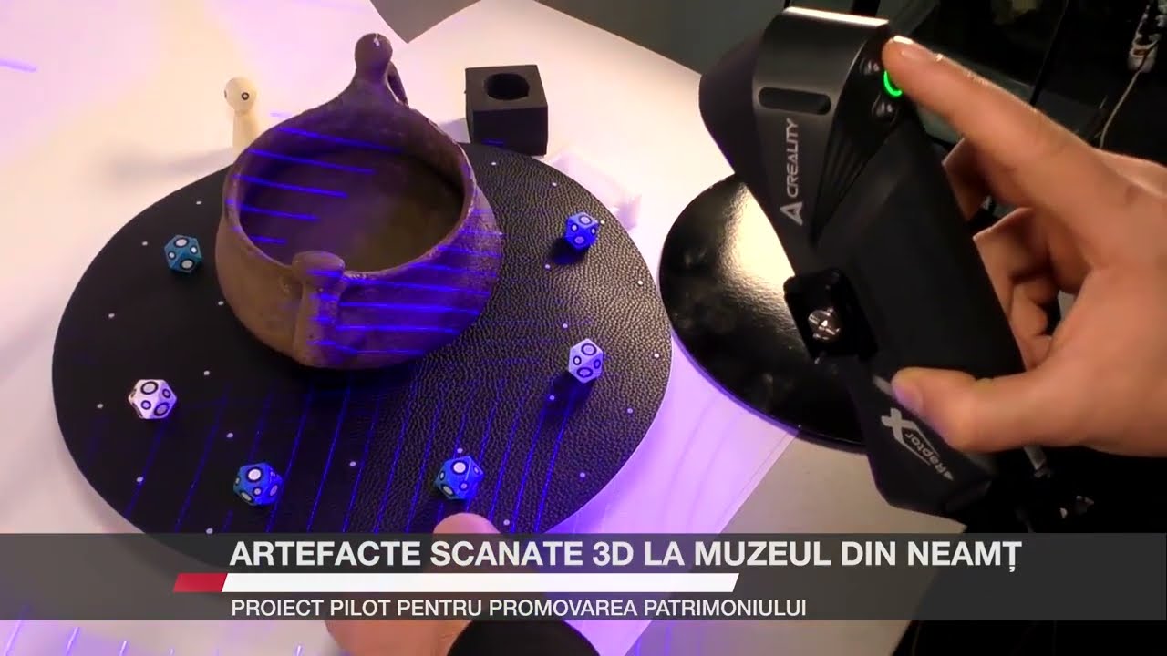Artefacte scanate 3D la Muzeul din Neamț
